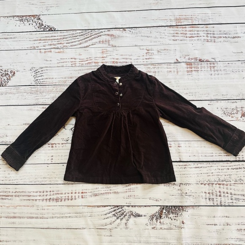 NWT girls brown corduroy top! Size 5
